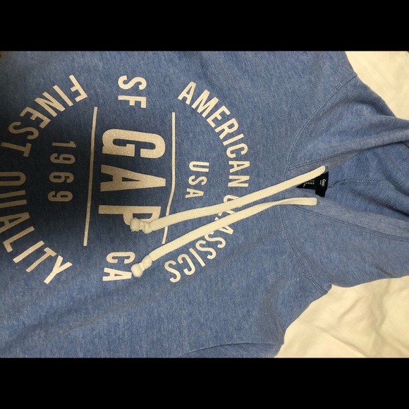 Blue GAP Hoodie Long Sleeve - Picture 8 of 8